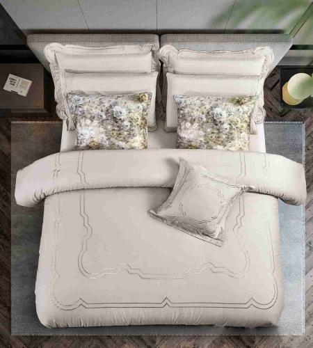 مفرش أيانا مزدوج قطن بيج عدد القطع 9