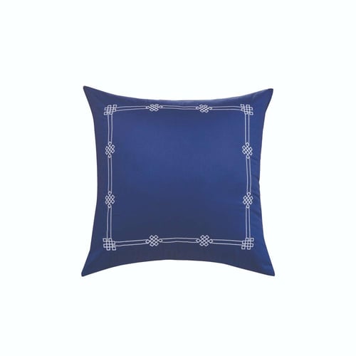 مفرش عليا صيفي مزدوج قطن أبيض وأزرق عدد القطع 10