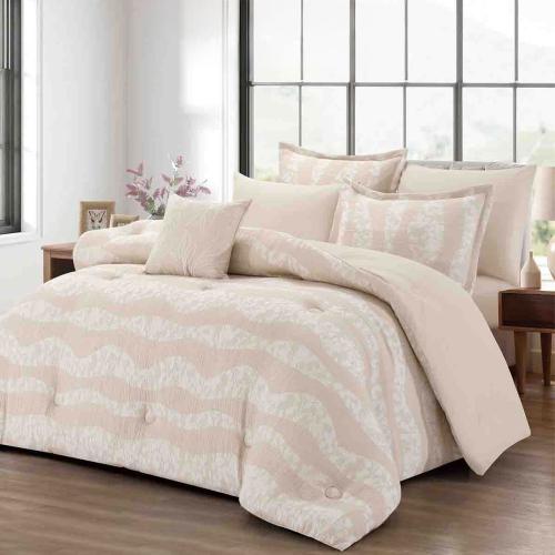 مفرش ويفي صيفي مايكروفايبر لون بيج فاتح