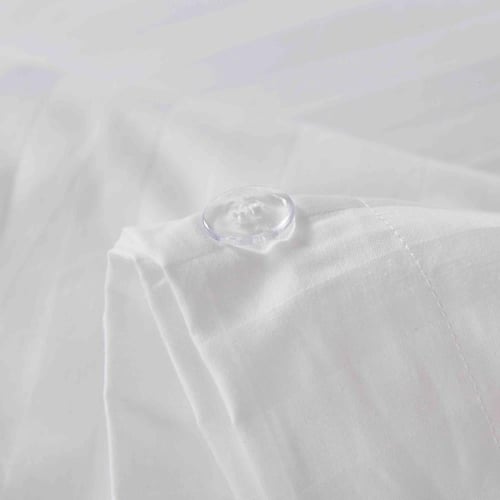 مفرش فندقي نداف قطن مزدوج أبيض 250 غرزة عدد القطع...