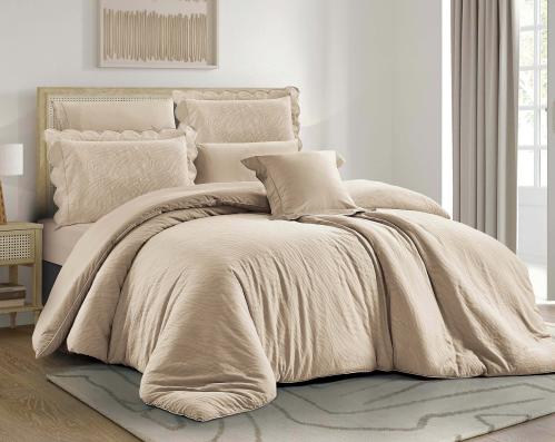 مفرش رانا مزدوج قطن بيج عدد القطع 7