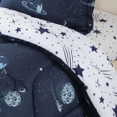 مفرش أطفال تيمون صيفي مفرد ونص كحلي عدد القطع 5