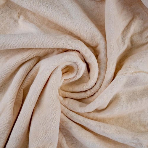 طقم منشفة قطن 100% مطرز كريمي 3 قطع