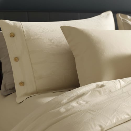 مفرش آسوس قطن جاكارد فاخر مزدوج بيج عدد القطع 7