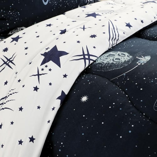 مفرش أطفال تيمون صيفي مفرد ونص كحلي عدد القطع 5