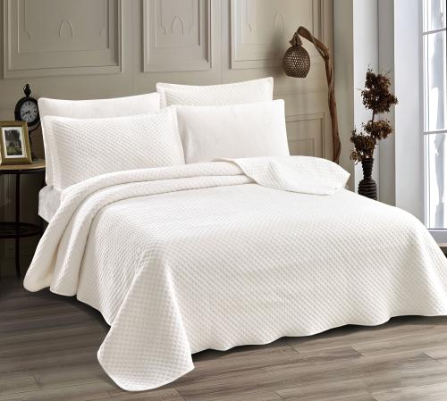 مفرش ميكي فرو أبيض