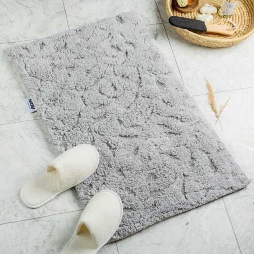 دعاسة أرضية لوتس تركي فرو رصاصي فاتح مقاس 50 × 80...