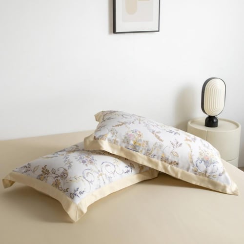 مفرش دينا صيفي مفرد ونص من التنسل الفاخر بلون كريم...