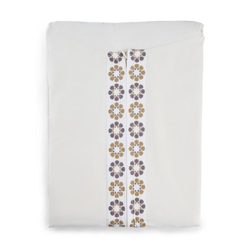 شرشف صلاة كريمي وأخضر مقاس 160x70سم