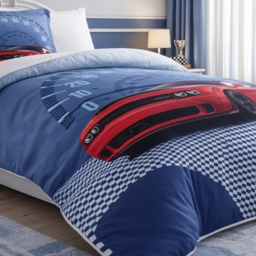 مفرش فريزيا صيفي مقاس كوين 150x200 سم أزرق عدد الق...