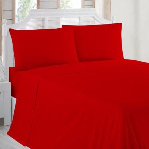 شرشف سفر أحمر عدد القطع 4