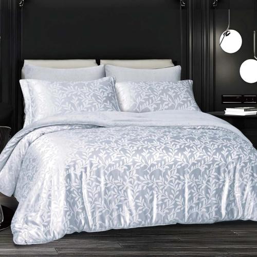 مفرش جوما شتوي فاخر مزدوج مخمل جاكارد رصاصي عدد ال...