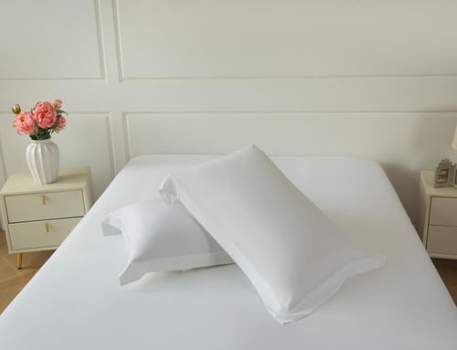 مفرش ماجدة بامبو أبيض