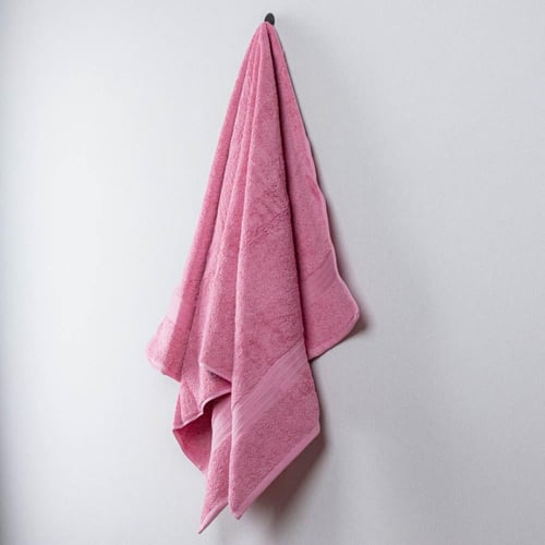 منشفة إستحمام بيوريا قطن وردي