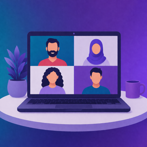 جلسة استشارية صوتية عبر برنامج Zoom لمدة ساعتين
