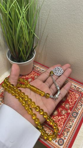 بكلايت اصفر شفاف شوائب طربزونة معدن S-15