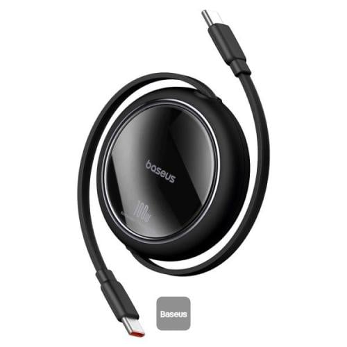 سلك قابل للسحب تايب سي بطول 1 متر 100W من Baseus