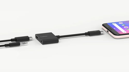 وصلة شحن تايب سي 60W ومنفذ AUX من belkin