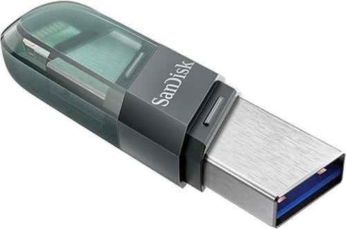 فلاش اي اكس باند فليب منفذ لايتنج وUSB A 3.0 بسعة...