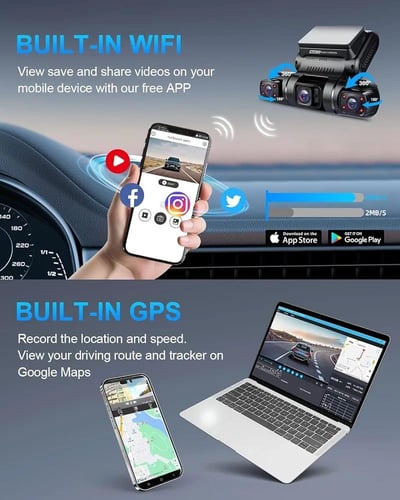 داش كام AZDOME M550 MAX