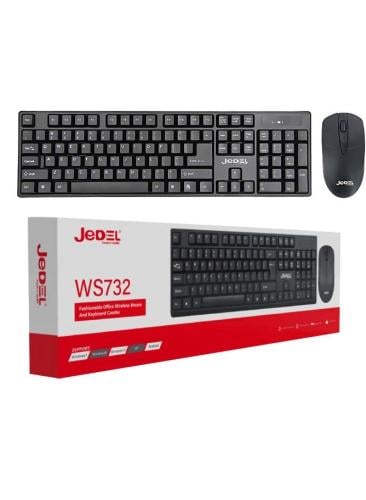 لوحة مفاتيح وماوس لاسلكية جيدل JEDEL WS736