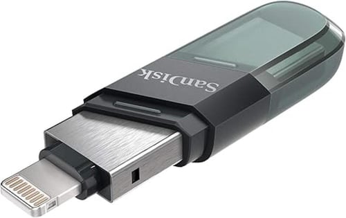 فلاش اي اكس باند فليب منفذ لايتنج وUSB A 3.0 بسعة...