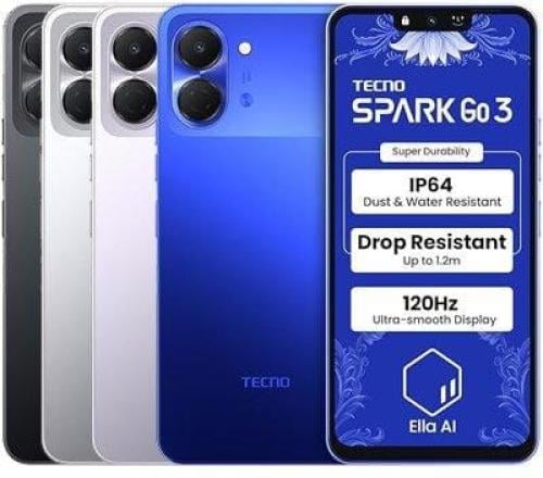 تكنو SPARK GO3 4G 64GB+4GB
