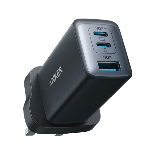 فيش منزلي بمنفذين منفذ USB ومنفذ تايب سي 65W من AN...