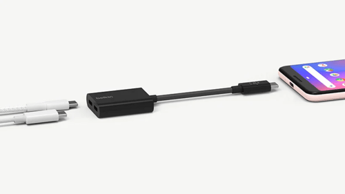 وصلة تايب سي منفذين من belkin
