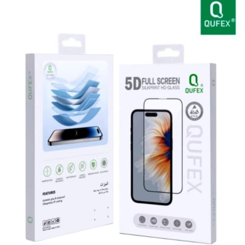 استكر 3d شفاف ايفون كيوفكس