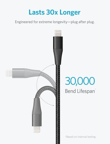 سلك لايتنج باور لاين بلس 1.8 م من ANKER