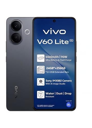 فيفو v60 lite 256GB+12GB 5G اسود