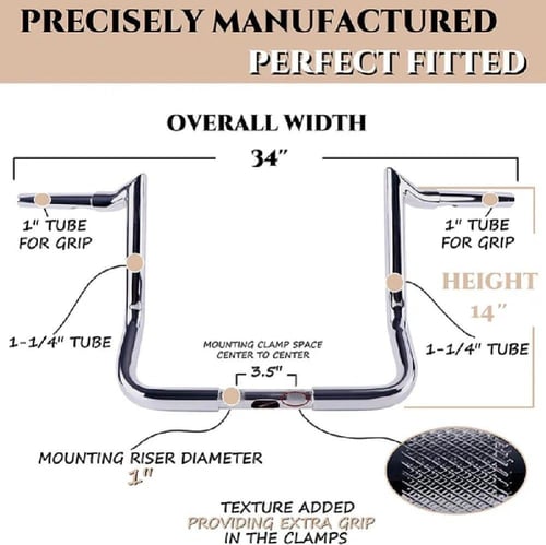 10"Monkey Bar Bars Poked Bagger Handlebars هاندل ب...