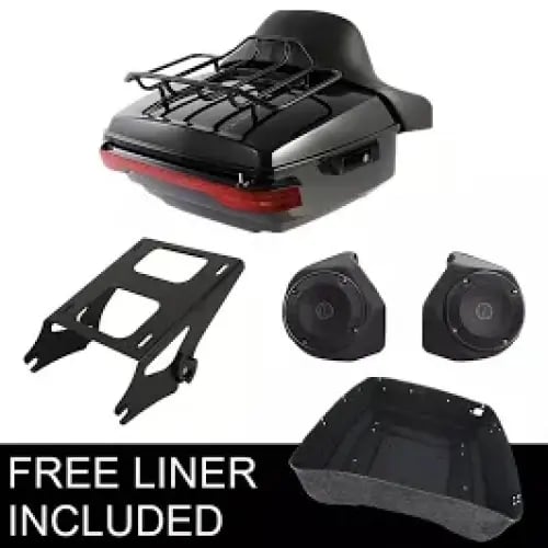 TCMT 13.7" Black Latches King Tour Pack with Wrap...