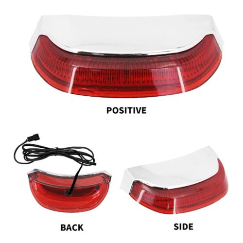 Motorcycle Crown Tail Running Brake Light Function...