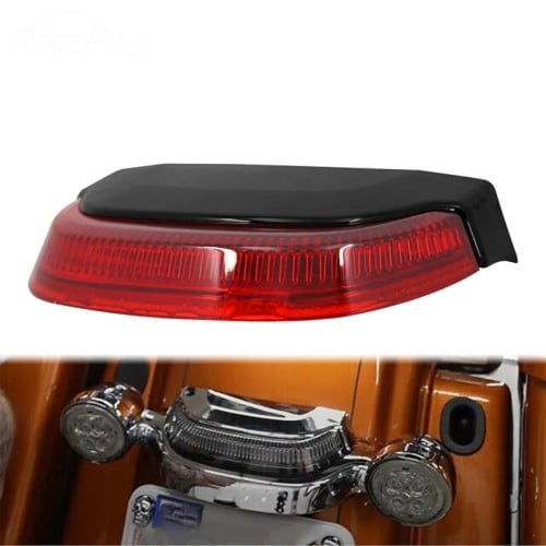 Motorcycle Crown Tail Running Brake Light Function...