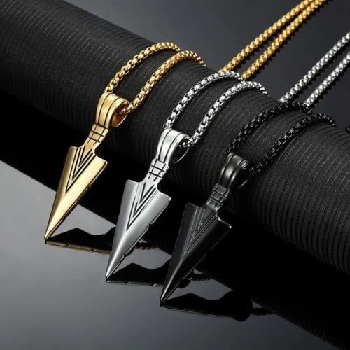 Metal necklace for men