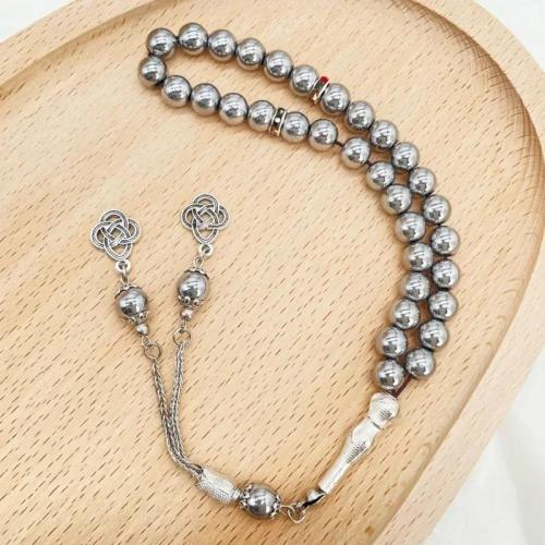 A rosary of natural stone