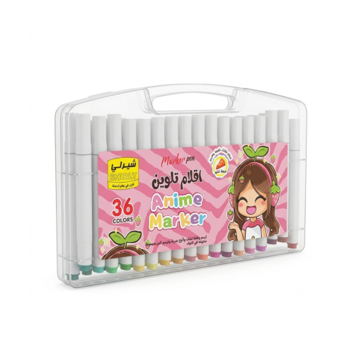 طقم الوان مائية علبة 36لون
