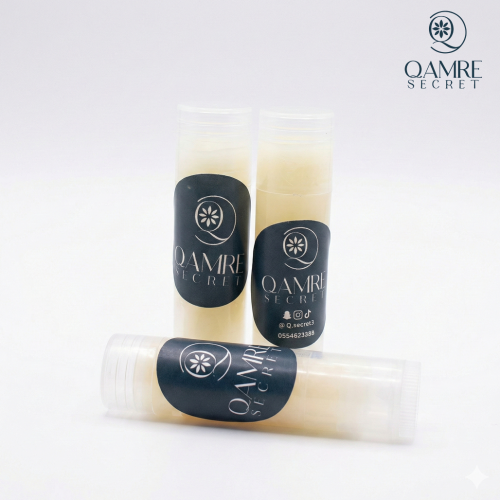 Transparent lip scrub