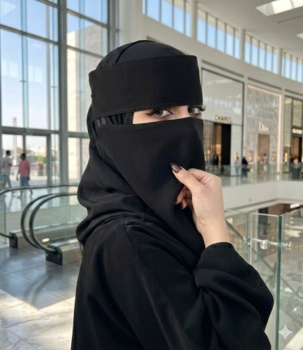 نقاب مطاط منكس طويل – أبو خطين