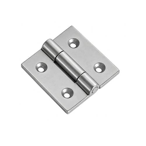 Square Zinc Hinge – 65 × 65 mm