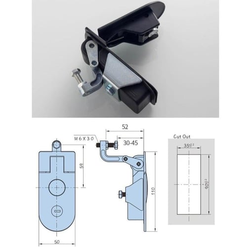 قفل أمان للخزائن الحديدية