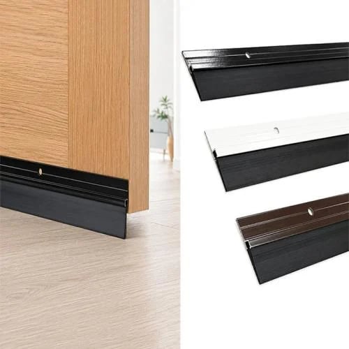 Aluminium Door Bottom Seal with 25 mm Rubber