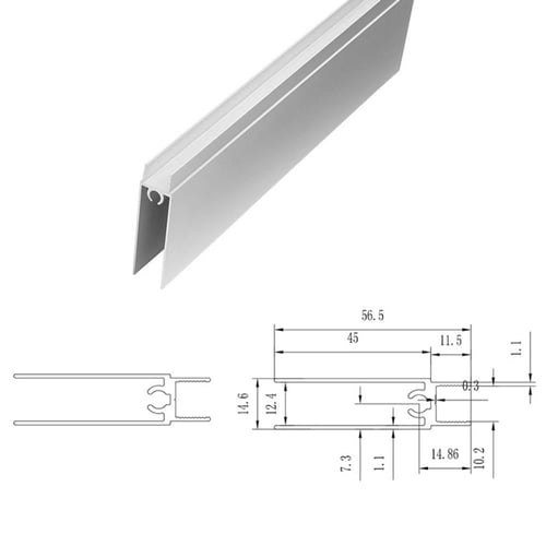 كفرات سحاب للأبواب – طقم يتحمل حتى 40 كجم
