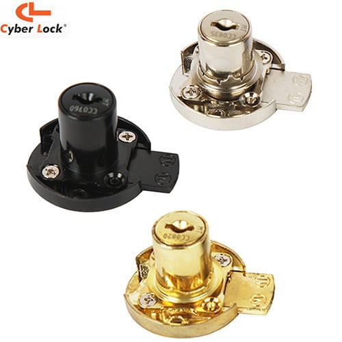 قفل درج دائري خشبي (قطر Ø18 مم)