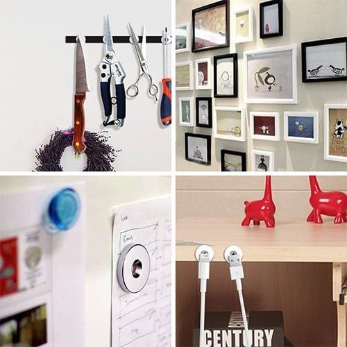 أقراص مغناطيسية قوية مع فتحة