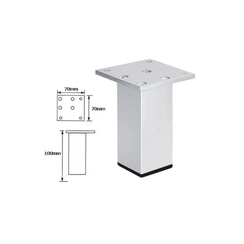 رجل المنيوم للكنب 100 ملي