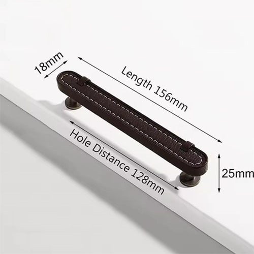 مقابض جلدية فاخرة بخياطة أنيقة
