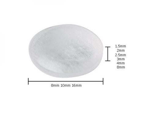 مصدات ربل دائرية شفافة